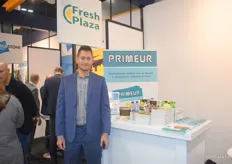 Alex Kravecas came to visit the FreshPlaza stand. He is the CEO of MakolaHub, they export mangoes from Ghana.