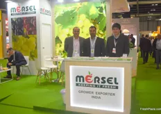 From left to right; Ritesh Sakhuja, Vishal Mishra and Pablo Rojas for Indian trading company Mersel