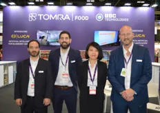 Vicente Perez, Nick Hall, Hao Wang and Geoff Furniss with Tomra Food – BBC Technologies.