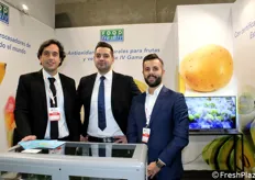 Alberto Labrado (Food Freshly Sales Manager Spain, Portugal and Latin America), Benjamin Singh (Food Freshly Head of technical sales) and Gianluca Giordano (PND Sales Area Manager)