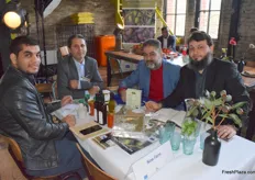 Sager Abuijlan (Tomran), Hasan Atyani (New Farm), Dr. Bassam Takatkah (Tomran), and Ahmned Acabadelah (Tomran). 