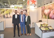 On the right is Mai Yassin, next to her father and brother. She is the export manager for Egyptian fresh garlic and sweet potato exporter Stars of Export.