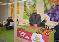 Miltos Balakanakis of Balakanakis Olympic Fruit. The Greek fruit exporters deal in kiwis, grapes and citrus.