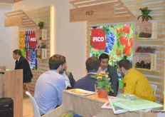 The Pico stand, where people were in meetings for most of the event.