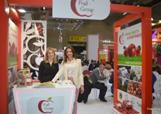 On the right is Emilia Lewandowska, export manager for Polish apple exporter Fruit-Group. They're also branching out in various soft fruits.