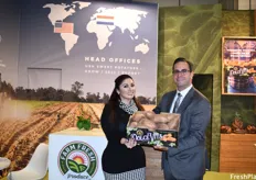 Carla Belandria Espinosa and Steve Cecarelli of Farm Fresh Produce. This American company has offices in both the US and in the Netherlands to ensure smooth operations for their customers. They sell their sweet potatoes under their Dolce Vita brand.