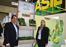 Vagner Promicia of Don Vicente and Silmara Pasiani of both Itacitrus and Don Vicente. Don Vicente specializes in conventional limes, and Itacitrus specializes in organic limes.