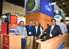 Christian Müller, Fernando Irarrazaval, Samuel Rodriguez, and Carlos Rauld DecoFruit who work with fruits from Chile and Peru and export them globally.