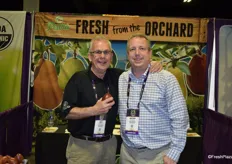 Bob Catinella (East Coast Marketing Manager) and Bryan Roberts (Regional Marketing Manager) for USA Pears.