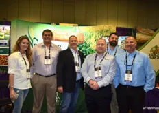Caroline Hopkins, Charles Harden, Mike Owens, Stewart Mann and Jon Browder of Pioneer Growers.  The company’s newest product is hydroponically grown lettuce which will be available year-round.