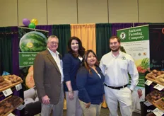 Matt Solana, Michelle Jacobs, Yesenia Forbes and John Michael Wooten of Jackson Farming Company, whose products are all domestic grown. Their multi-state melon program will kick off at the end of April.
