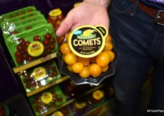The Comets are yellow snack tomatoes which are ‘out of this world sweet.’