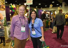 Andy Martin and Maria Elena Alvarez of A&A Organic Farms, who attended the show as visitors.