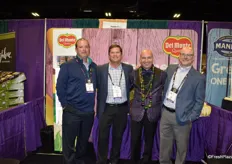 Chris Elmer, Chris Henry, Gabe Romero and Scott Ross of Del Monte. The company presented their ‘Better Break Bowls,’ which are plant-based, microwavable, healthy meal solutions.