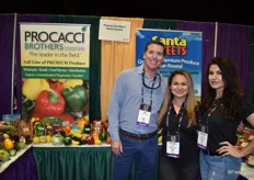 Lee Timmerman, Yolanda Montelongo and Veronica Rivas of Santa Sweets, a daughter company of Procacci Brothers. Santa Sweets are east-coast growers and have recently welcomed Lee Timmerman as their new President.