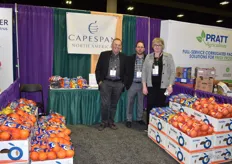 Paul Marier, Eric Jones and Erin Meder of Capespan North America, who will begin with their citrus import season from Peru in late April/early May, and in with South African citrus imports in June.