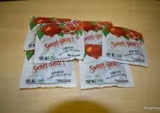 Trinity Fruit released 0.3 oz pouches of dried pomegranate seeds.