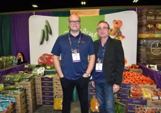 Max Mastronardi and Tony Capelli of Westmoreland Sales/Topline Farms who have recently released their new ‘snacking cukes.’