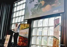 ANZ's Michael Whitehead and his presentation on turbulent trade times and the opportunities for citrus.