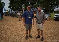 Hardus Venter of Mirome Properties, an avocado and macadamia farm in Politsi, and Alex Farmer from Glendinning Hope Farm in Agatha (litchis and avocados).