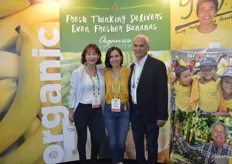 The team of Organics Unlimited is happy to be back at the trade show scene. From left to right: Mayra Velazquez de Leon, Daniella Velazquez de Leon and Manuel Velazquez de Leon.