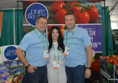 The team of Pure Flavor. From left to right Chris Veillon, Tiffany Sabelli and Jamie Moracci.