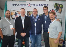 Smiles in the booth of Team Starr Ranch Growers. 