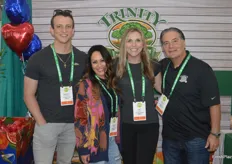 The Trinity Fruit team is so happy to see everyone in person again. Dominic DeFrancesco, Angela Hernandez, Jeri Elsasser and Levon Ganajian. 
