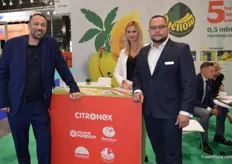 Grazyna Aniszkiewkz, Gregorz Karokzak and Rafal Zarzecki were on hand at the Citronex stand. the company is one of the main banana importers in Poland, every day, over 362,000 banana cartons are prepared for sale in the ripening rooms located in Poland and Romania.