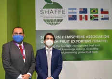 Charif Christian Carvajal M Pesident of SHAFFE and also representative of ASOEX with Gil Kaufman from SHAFFE. During the fair SHAFFE organized a seminar called “How a sustainable produce sector could look like in 2030” in a hybrid conference format.