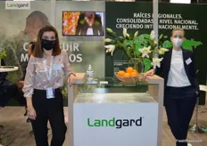Rebeca Alonso and Hanne Lunge at the Landgard stand.