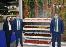 Susana Taco, Paco Trujillo and Paco Sabio at Yuksel Seeds, a Turkish seed research and production company which has worked on the improvement of hybrid vegetable cultivars