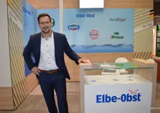 Jens Hohmann at the Eble Obst stand.