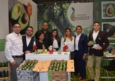 The team at Aguacates Hahena with avocados Michoacán.