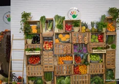 Display of Autumn fruit and vegetables at Frutas Hortalizas Frescas