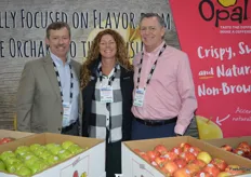 Jim Hazen, Sara Palmisano, and Tim Cavanaugh with First Fruits Marketing. 