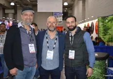 Chris Sarantis, George Pitsikoulis and Yanni Alexakis with Canadawide are walking the show floor. 