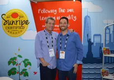 Jon Esformes and Lyle Bagley with Sunripe Certified Brands. 