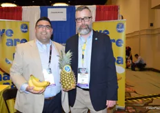 Tom Randazzo and Michael Vesely with Chiquita.