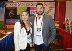 Denise Quiroga and Pedro Balderrama with SunFed Perfect Produce. 