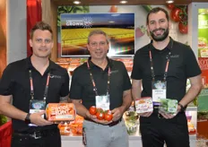 The Mucci team is excited to be back exhibiting again and show their latest products. From left to right: Nick Williamson, Dan Branson, and Stephen Cowan.