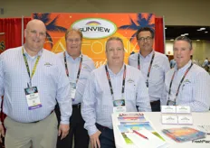 The Sunview Marketing team is ready to talk to buyers about the upcoming California table grape season that will kick off early July. From left to right: Ryan Debuskey, Charles Alter, Bryan Roberts, Mitch Wetzel, and Shawn Caldwell.