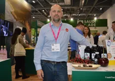 BiteRoit were also on the Australia stand - Ben Harris was promoting the cherry juice which is not yet exported to the UK market.