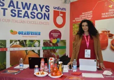 Sara Grasso from Oranfrizer said that the UK was one of their best markets, the company grows blood oranges for juicing, also lemons and pomegranates.