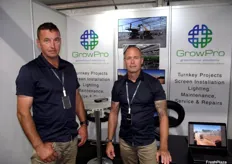 Gregor Majdak and Robert Hordijk from Grow Pro Greenhouse Solutions