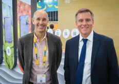 Hans Leibbrandt, Sales Director, at Monfrut from Chile together with Ivan Correa, Country Manager Chile at IFPA, International Fresh Produce Association.