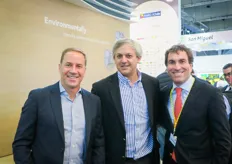 Cedric Dehez, CEO at Global Reefers, Cristián Ureta, Commercial Director at Exser, and Christian Montenegro, Deptuy Managing Director at Mediterranean Shipping Company (Chile) S.A.
