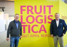 Dirk Muehlenweg and Christian Schroder from Knauf Performance Materials GmbH, a producer and supplier of perlite for the horticulture industries. 