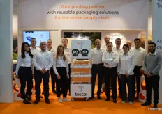 Tosca brough a big team the trade fair to promote pallet pooling and a wide range of containers and revolutionary pallets.