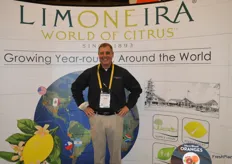 John Caragliano with Limoneira is happy to be in Montreal.